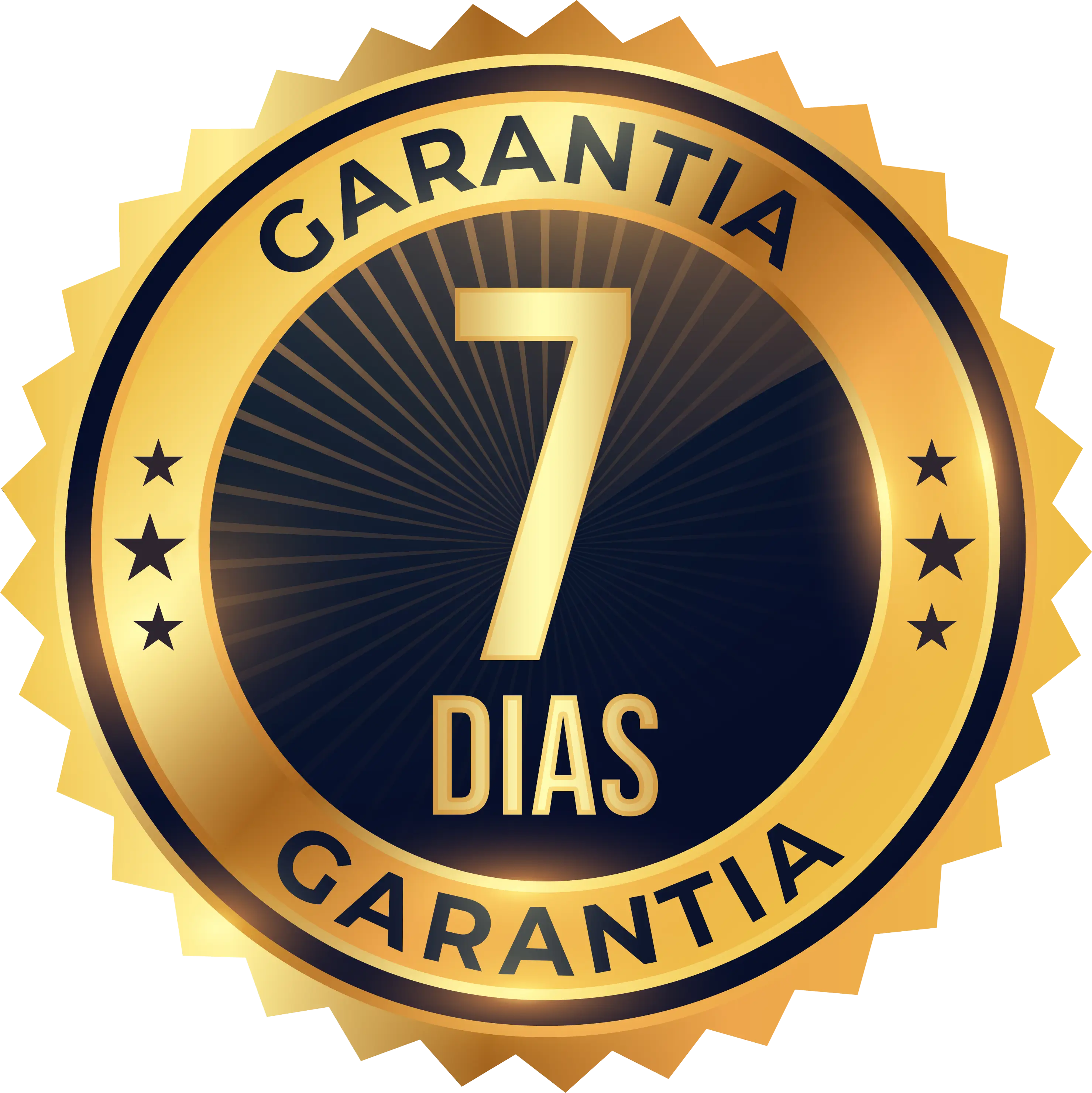 Garantia incondicional de 7 dias Garantia incondicional